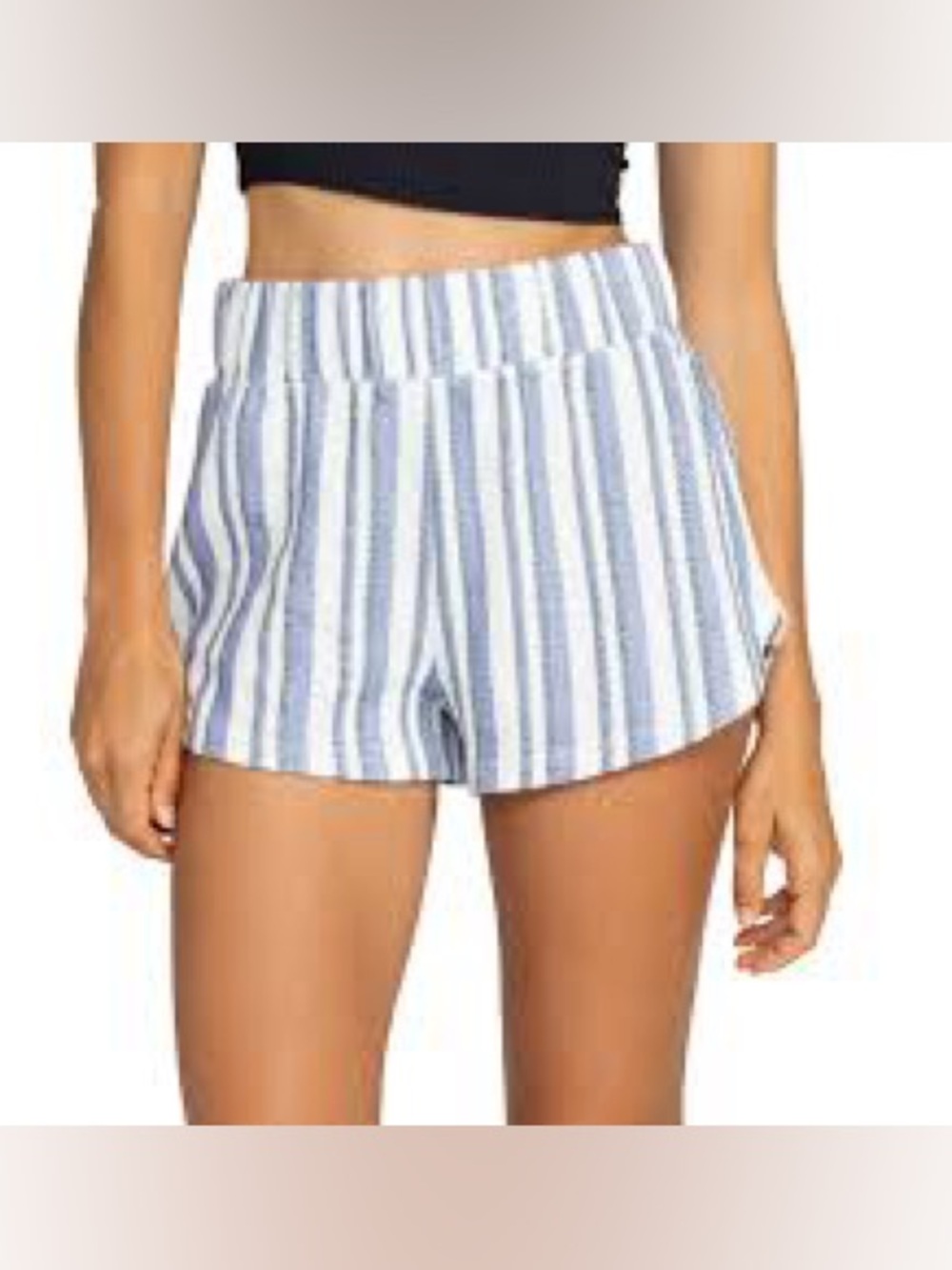 ROXY Drop A Wave Terry Shorts in bijou blue - Picture 2 of 6